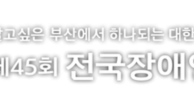 45회 전국장애인체전 대전 종합 11위 목표