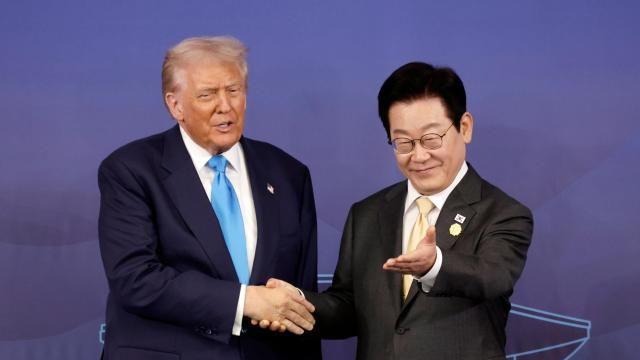 慶州で韓米首脳会談開始…「韓半島が正式には戦争状態にあることを承知している」