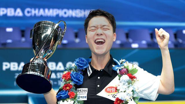 '18세' 김영원, '스페인 전설' 산체스 꺾고 프로당구 통산 2승째