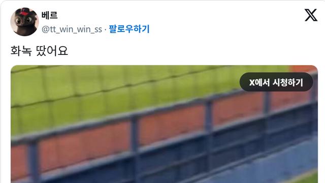 야구장에 소금 뿌렸다가 사과문 쓴 여성