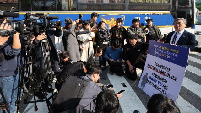 ‘학교 앞 소녀상 철거’ 집회 무산…정근식 교육감 “학습권 침해” ‘학교 앞 소녀상 철거’ 집회 무산…정근식 교육감 “학습권 침해”