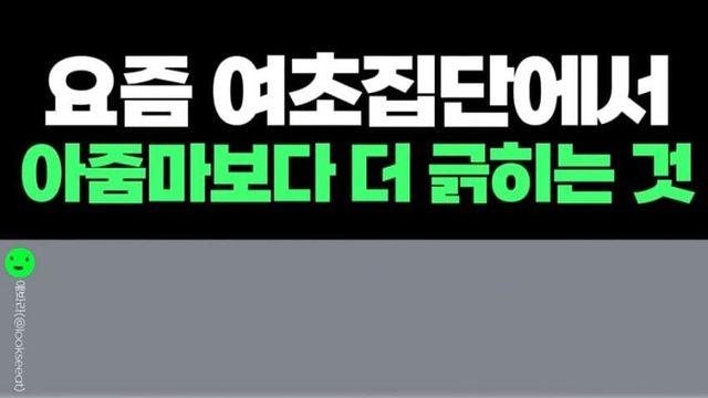 요즘 여초집단에서 아줌마보다 더 긁히는 거