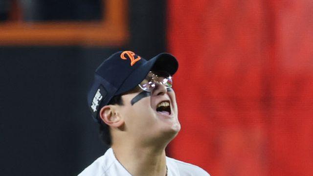 ‘반격의 1승’ 한화 김경문 “김서현 잘 던질 수 있다”