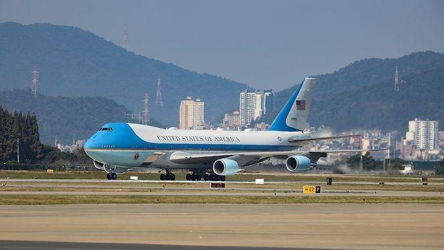 트럼프 미국 대통령, 김해공항 도착…방한 일정 개시