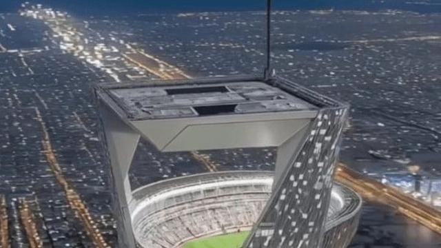 상공 350m '하늘 축구장'...사우디 조감도 공개