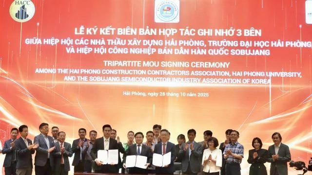 Hiệp hội Công nghiệp Bán dẫn Hàn Quốc ký thỏa thuận đối tác chiến lược với Hiệp hội Xây dựng Hải Phòng