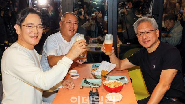 젠슨황·이재용·정의선 'AI 깐부' 맺었다