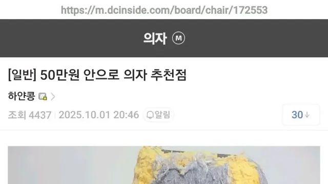 ??? : 50만원 안으로 의자 추천점…jpg,,