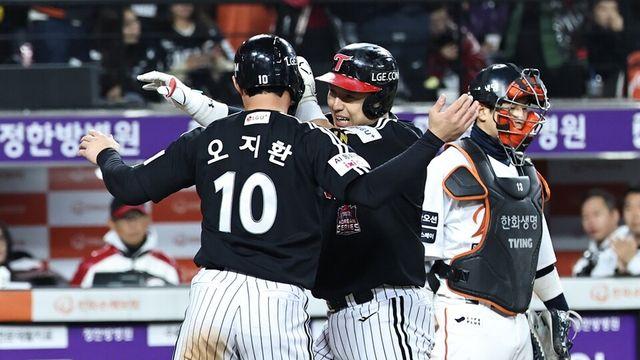 'KS 4경기 2홈런' LG 박동원 