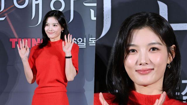 '레드로 물든 성숙美' 김유정, '친애하는X’에서 새로운 얼굴 예고
