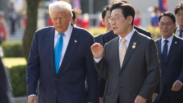 트럼프 대통령 “김정은 만나러 한국 다시 오겠다”