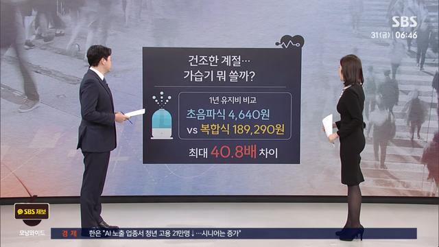 유지비 차이 무려 '40배'…어떤 가습기가 경제적일까...jpg