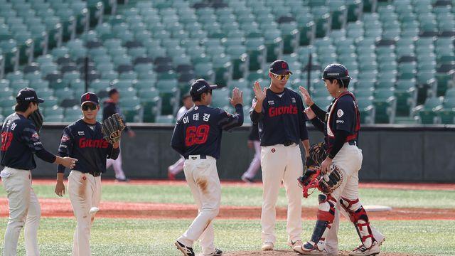 롯데, 2년 연속 우승 도전…현도훈 호투+조세진 결승타→호주 꺾고 가을리그 결승 진출