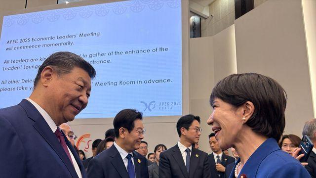 시진핑-다카이치, 경주서 중일 정상회담 시작