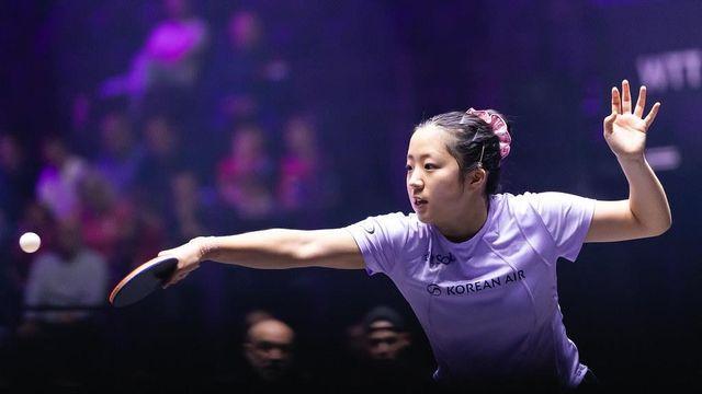 탁구 간판 신유빈, WTT 몽펠리에 대회서 디아스 꺾고 8강 진출