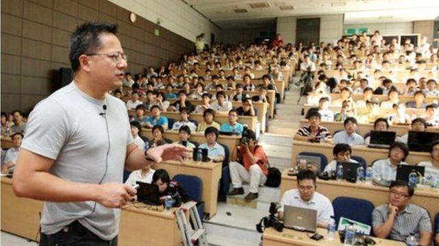 17년 전 한국에 방한 했을 때의 젠슨 황