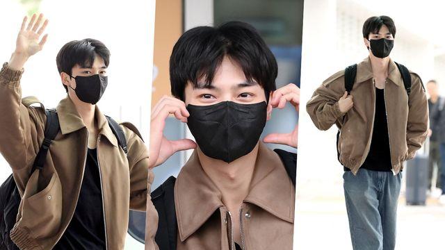 '전역 후 첫 포착' 송강, 공항패션으로 얼굴 천재의 귀환 알렸다!