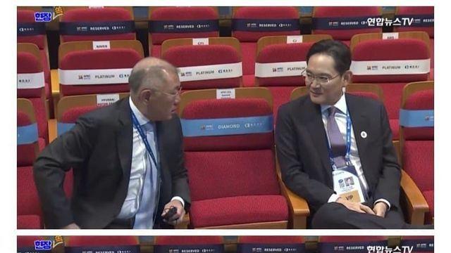 왜 너네만 치킨먹으러가? 어제자 우리나라 재벌 회장들