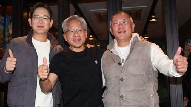 '셋 합쳐 8300조' 젠슨황·이재용·정의선...치맥 결제는 '재드래곤'