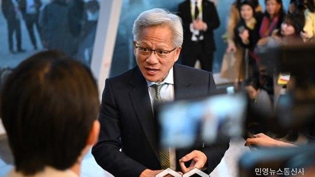 李 대통령, 젠슨 황 접견…