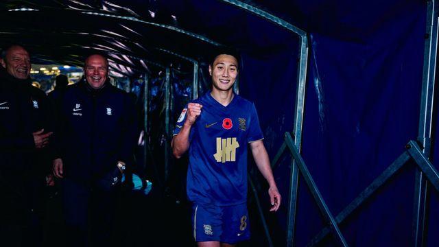 백승호, ‘환상 다이빙 헤더’로 시즌 2호 골 폭발…양민혁과 한국인 맞대결서 4-0 완승