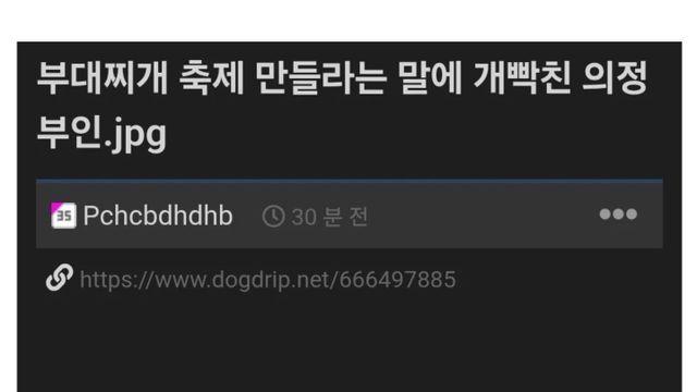 의정부 부대찌개 축제 이미 하고있는거 개웃기네ㅋㅋㅋㅋ