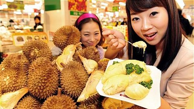 말레이시아 두리안, 전 세계 40개국 수출…中·홍콩·싱가포르가 최대 시장