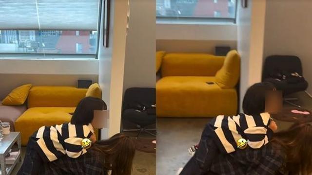 고현정, 아이 업다 '꽈당'…넘어져도 웃음 가득[★핫픽]