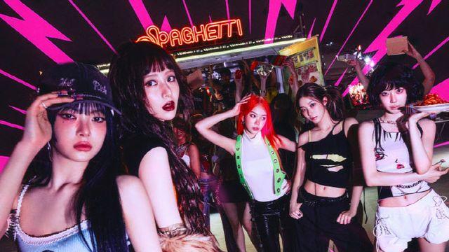 제이홉 손 잡은 르세라핌, '스파게티'로 英美 차트 자체 신기록