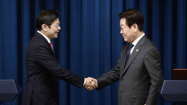 한-싱가포르 정상회담서 전략 동반자 관계 수립…李 