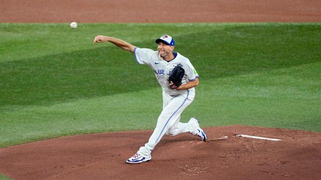 '이게 빅리그 221승 투수다' 슈어저, 다저스 상대 4⅓이닝 1실점…최고 154km