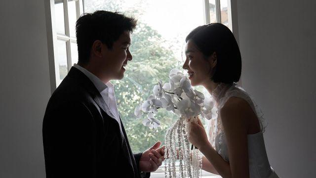 '11월 결혼' 이장우♥조혜원, 눈에서 사랑 꿀이 뚝뚝…미공개 웨딩 화보 [★해시태그]