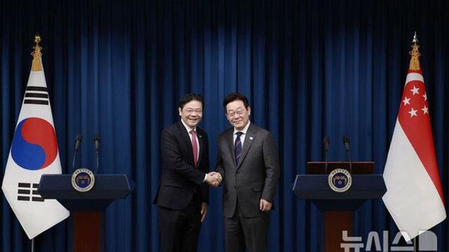 [전문]한-싱가포르 이재명 대통령 언론 공동발표