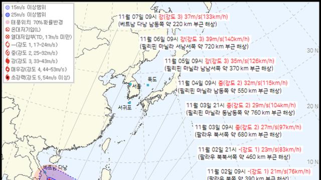 일요일 기온 뚝 주말날씨속 