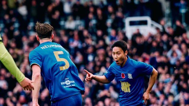 백승호, 환상 다이빙 헤더골 폭발! 시즌 2호골+평점 팀내 2위…양민혁과 '코리안 더비' 4-0 대승→양민혁은 침묵 끝 교체 OUT