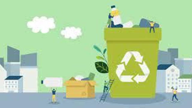 재활용에 갑이라는 어머니.