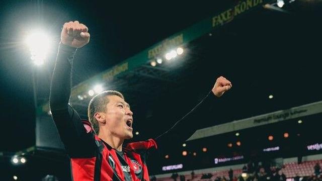 '축구대표팀 복귀' 조규성 교체출전…미트윌란은 1-1 무승부