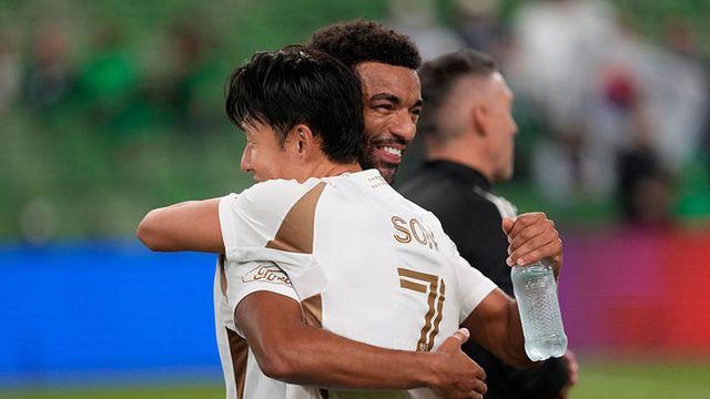 대박, 대박, 大박 터뜨린 ‘흥부 듀오’→손흥민, 부앙가와 3골 합작...LAFC 준결승 진출 견인