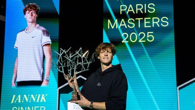 신네르, 알카라스 제치고 세계 1위 탈환…파리마스터스 우승