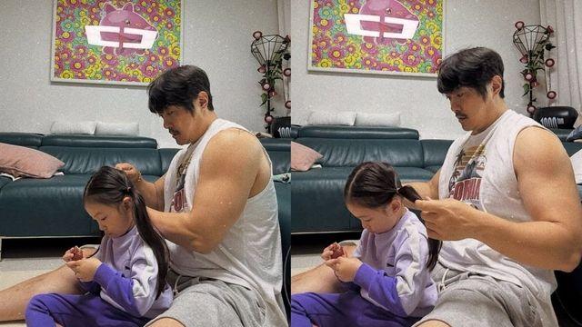 KCM, 12년 만에 딸 얼굴 공개했다…”얼굴보다 팔뚝이 더 크네” [RE:스타]