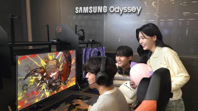 삼성전자, 넥슨 '메이플 아지트'에 게이밍 모니터 체험존 운영
