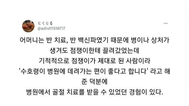 엄마가 반치료 반백신파였음,,