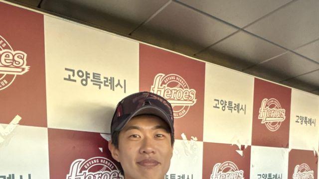 “나라를 대표하는 자리, 자신감·책임감으로 준비” 송성문은 태극마크에 진심이다 [SD 고양 리포트]