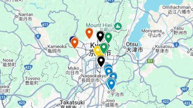 애니와 비교해 보는 교토 성지순례 후기 1 (타마코, 러키스타 위주)