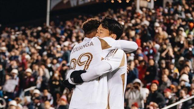 손흥민, 4분 만에 1골 1도움...반대편 부앙가 내준 '미친' 시야+이타성! LAFC 2-0 오스틴(전반 진행)