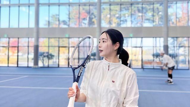 [스포츠7330]  테니스에 진심인 여배우 홍수아...시구 여신 '홍드로', 이제는 '좀비 테니스' 치는 열혈 동호인