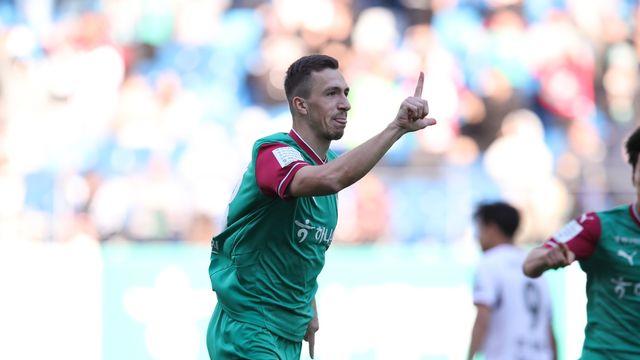 '1골 1도움' 대전 안톤, K리그1 35라운드 MVP