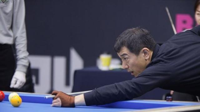 우메다 류지, '일본의 당구 고수' (광주 세계3쿠션당구월드컵) [포토]