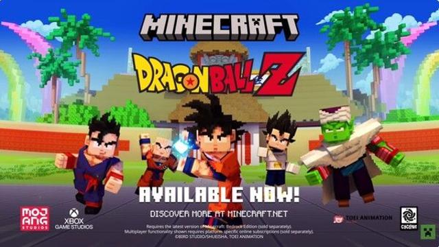 ‘마인크래프트’ X ‘드래곤볼 Z’ 공식 콜라보 DLC 발매 … 블록 세상에서 천하제일무도회 개최