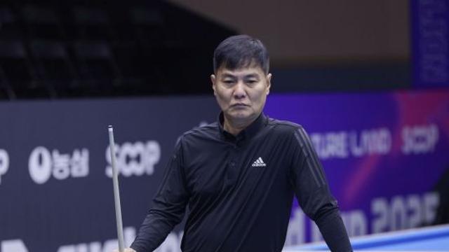 박천우, '단단한 마음가짐' (광주 세계3쿠션당구월드컵) [포토]